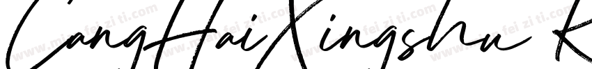 CangHaiXingshu Regular字体转换